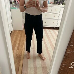 MOTHER Step Crop Ankle Jeans